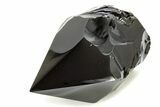 Free-Standing Polished Obsidian Point - Mexico #265383-1